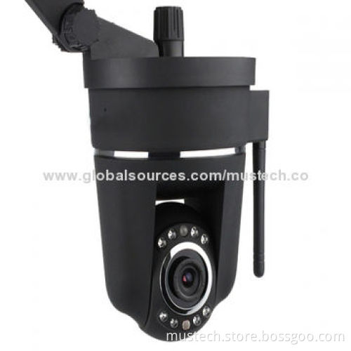 1,080P Vandal-proof IR Network Dome Security IP Camera with P2P PoE, Plug-and-play Function